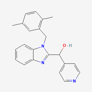 Chemical structure of UCB-5307