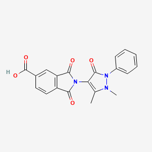 Chemical structure of BV02