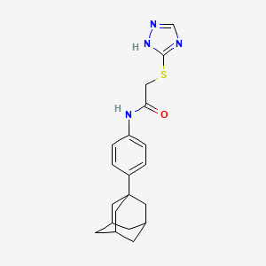 Chemical structure of MGH-CP1
