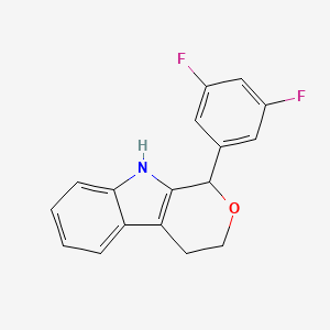 Chemical structure of PI3K/Akt/mTOR-IN-2
