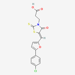 Chemical structure of Claficapavir