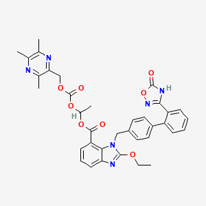 Chemical structure of Azilsartan mepixetil