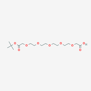 Chemical structure of Boc-PEG4-acid