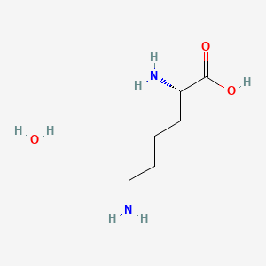 Chemical structure of L-Lysine hydrate
