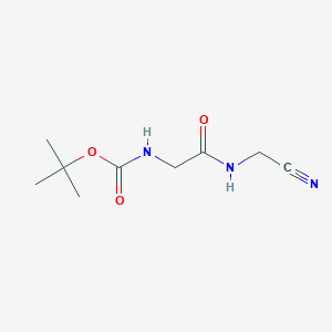 Chemical structure of Propargyl-PEG3-azide