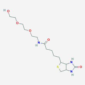 Chemical structure of Biotin-PEG3-OH