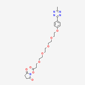 Chemical structure of Methyltetrazine-PEG5-NHS ester