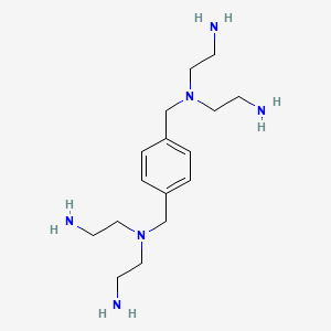 Chemical structure of Benzenedimethanamine-diethylamine
