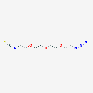 Chemical structure of 1-Isothiocyanato-PEG3-azide