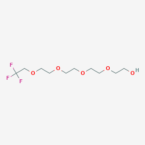 Chemical structure of 1,1,1-Trifluoroethyl-PEG4-alcohol