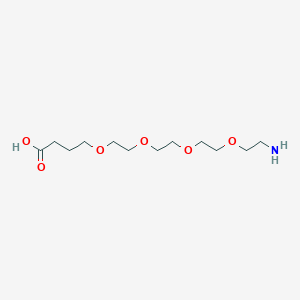 Chemical structure of Amino-PEG4-(CH2)3CO2H