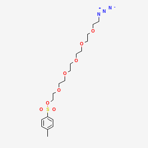 Chemical structure of Azide-PEG6-Tos