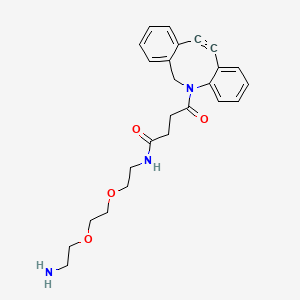 Chemical structure of DBCO-PEG2-amine