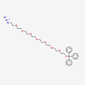 Chemical structure of Trityl-PEG8-azide