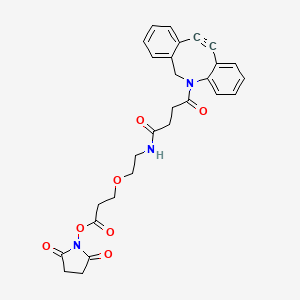 Chemical structure of DBCO-PEG1-NHS ester
