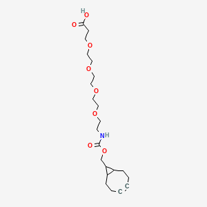 Chemical structure of exo-BCN-PEG4-acid