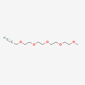 Chemical structure of m-PEG4-propargyl