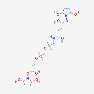 Chemical structure of m-PEG11-azide
