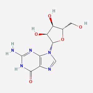 Chemical structure of L-Guanosine