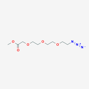 Chemical structure of Azido-PEG3-CH2CO2Me
