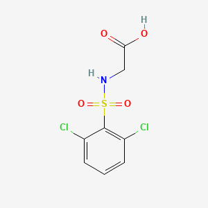 Chemical structure of ((2,6-Dichlorophenyl)sulfonyl)glycine