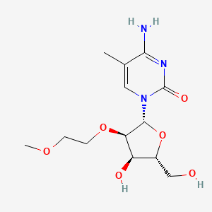 Chemical structure of 2'-O-MOE-5-Me-rC
