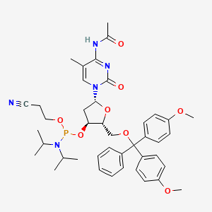 Chemical structure of 5-Me-dC(Ac) amidite