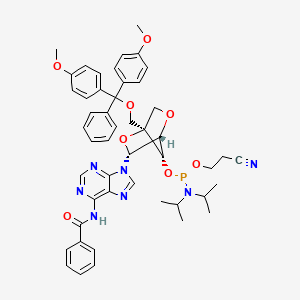 Chemical structure of LNA-A(Bz) amidite