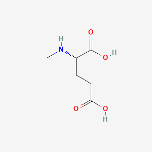 Chemical structure of N-methylglutamic acid