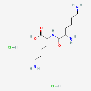 Chemical structure of L-Lysyl-L-lysine dihydrochloride