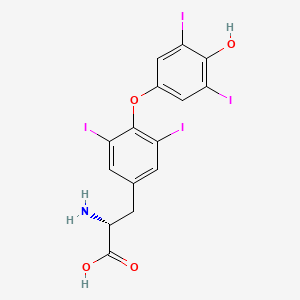 Chemical structure of D-Thyroxine