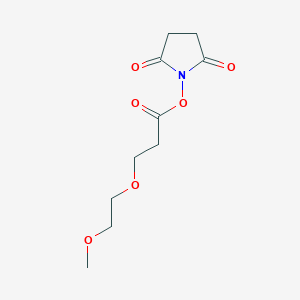 Chemical structure of m-PEGn-NHS ester