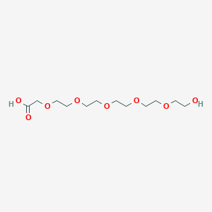 Chemical structure of HO-PEG5-CH2COOH