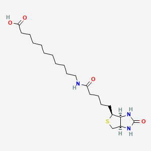 Chemical structure of (+)-Biotin-SLC