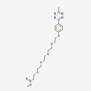 Chemical structure of Methyltetrazine-PEG4-acid