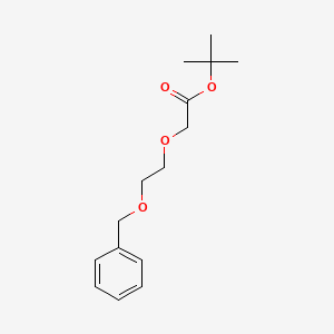 Chemical structure of BnO-PEG1-CH2CO2tBu
