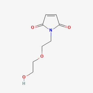 Chemical structure of Mal-PEG2-alcohol