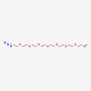 Chemical structure of Azide-PEG8-alcohol