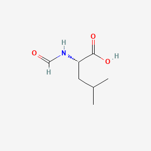 Chemical structure of N-Formyl-L-leucine