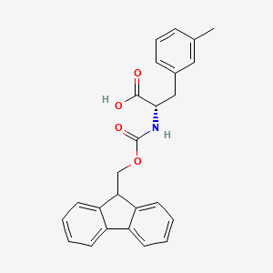 Chemical structure of Fmoc-Phe(3-Me)-OH