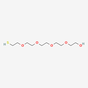 Chemical structure of Thiol-PEG5-alcohol