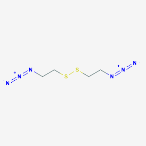 Chemical structure of Azidoethyl-SS-ethylazide
