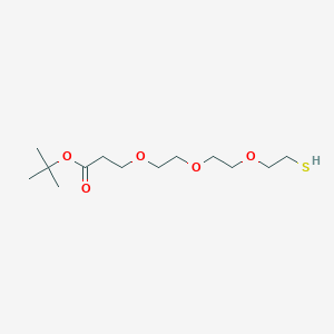 Chemical structure of Thiol-PEG3-Boc