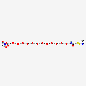 Chemical structure of SPDP-PEG12-NHS ester