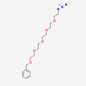Chemical structure of Benzyl-PEG5-azide