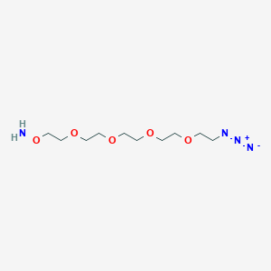 Chemical structure of Aminooxy-PEG4-azide