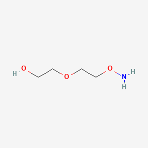 Chemical structure of Aminooxy-PEG2-alcohol