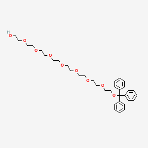 Chemical structure of Tr-PEG8-OH