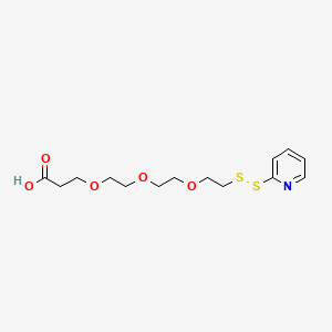 Chemical structure of Acid-PEG3-SSPy