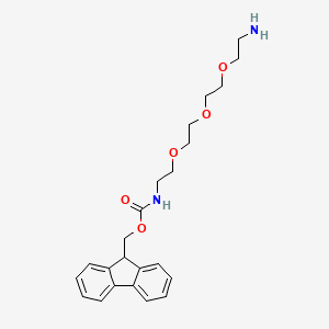 Chemical structure of Fmoc-NH-PEG3-C2-NH2